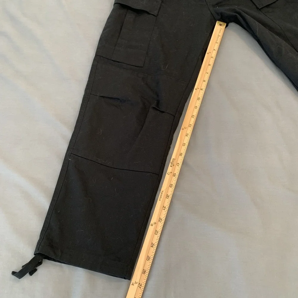 Empyre Cargo Pants Mens 28x30 Black Empyre Stax Loose Fit Adj. Waist Sk8 Street‎